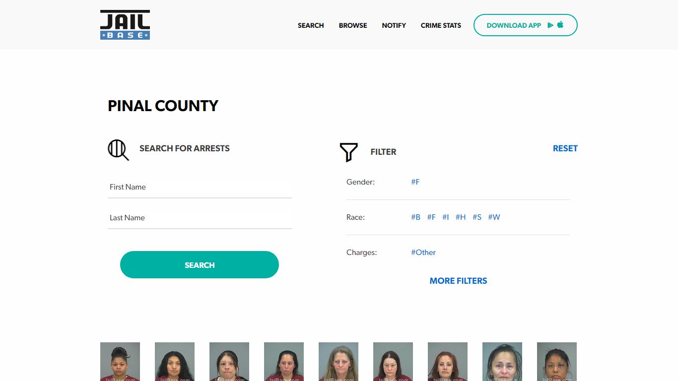 Pinal County Jail Inmate Search and Mugshots | JailBase
